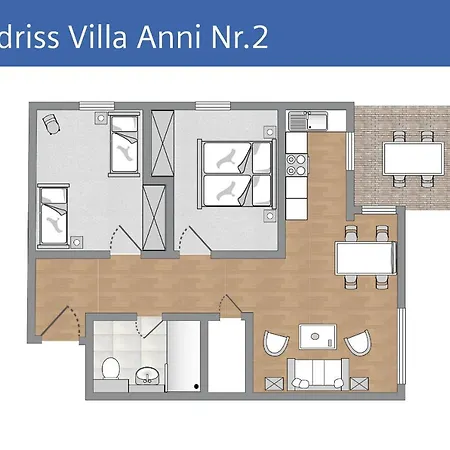 Appartamento Villa Anni Ferienwohnung 02 - Mit Sauna- Und Schwimmbadnutzung Im Ahoi Sellin